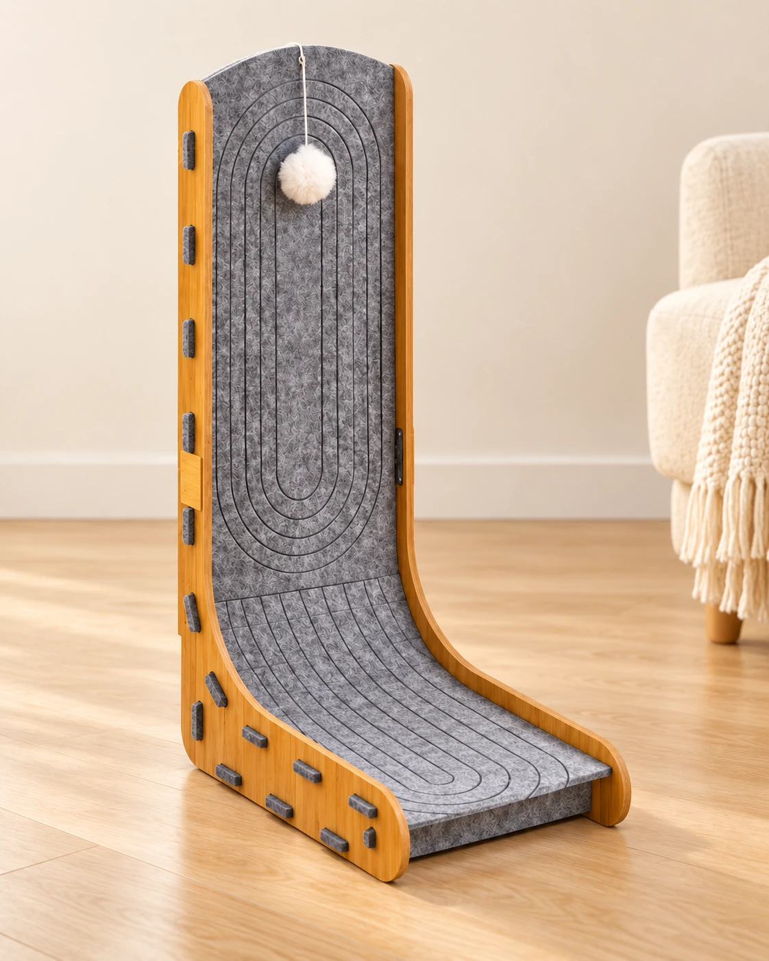 L-Shaped Cat Scratcher