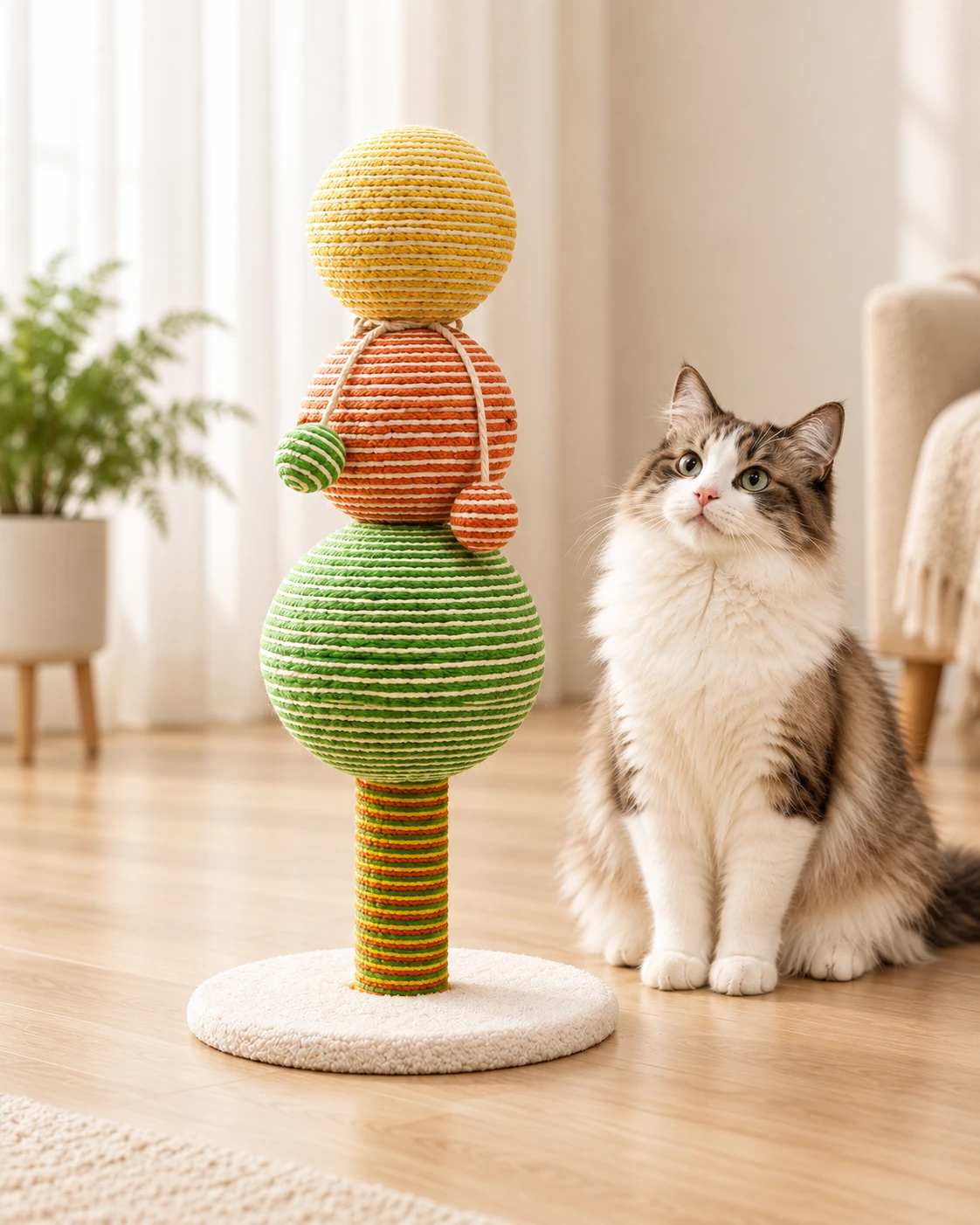Gourd Sisal Cat Toy