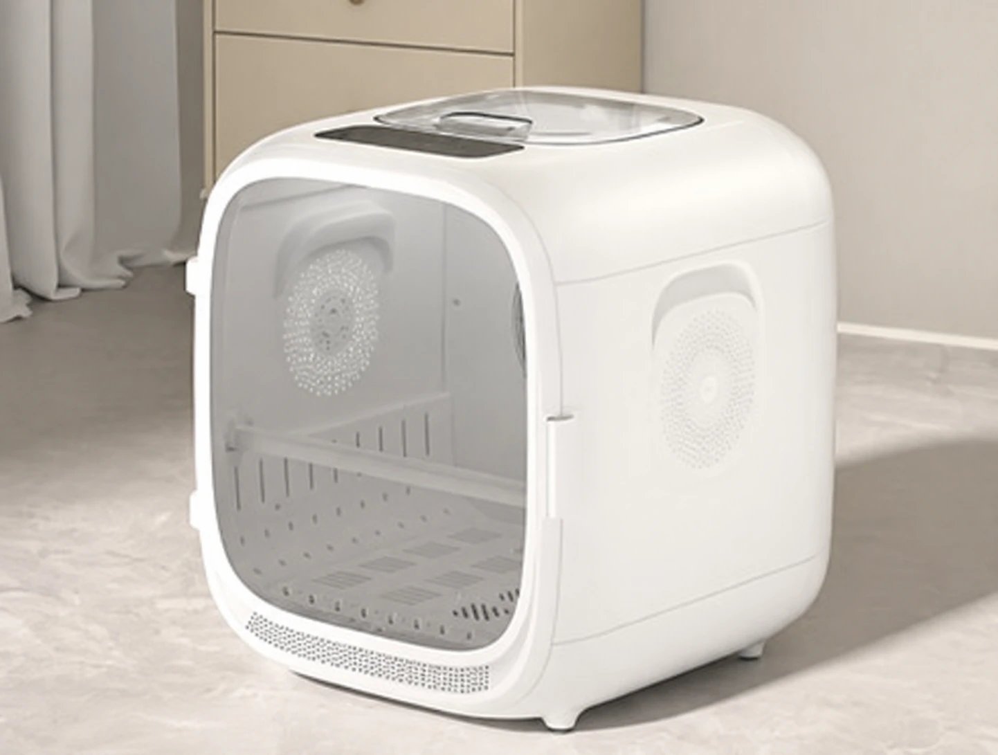 Smart Voice-Controlled Pet Grooming Dryer