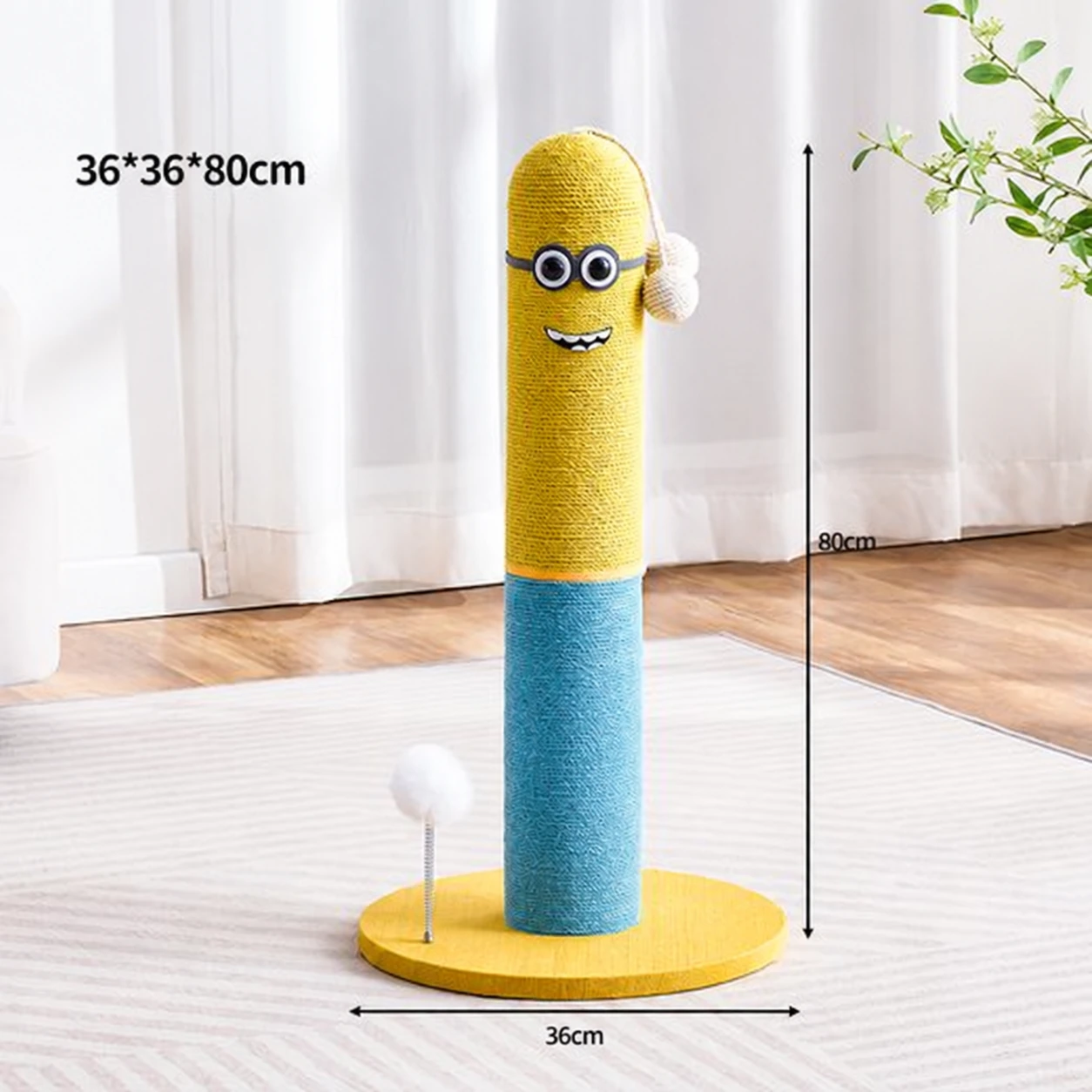 Minion-Style Cat Scratcher Post