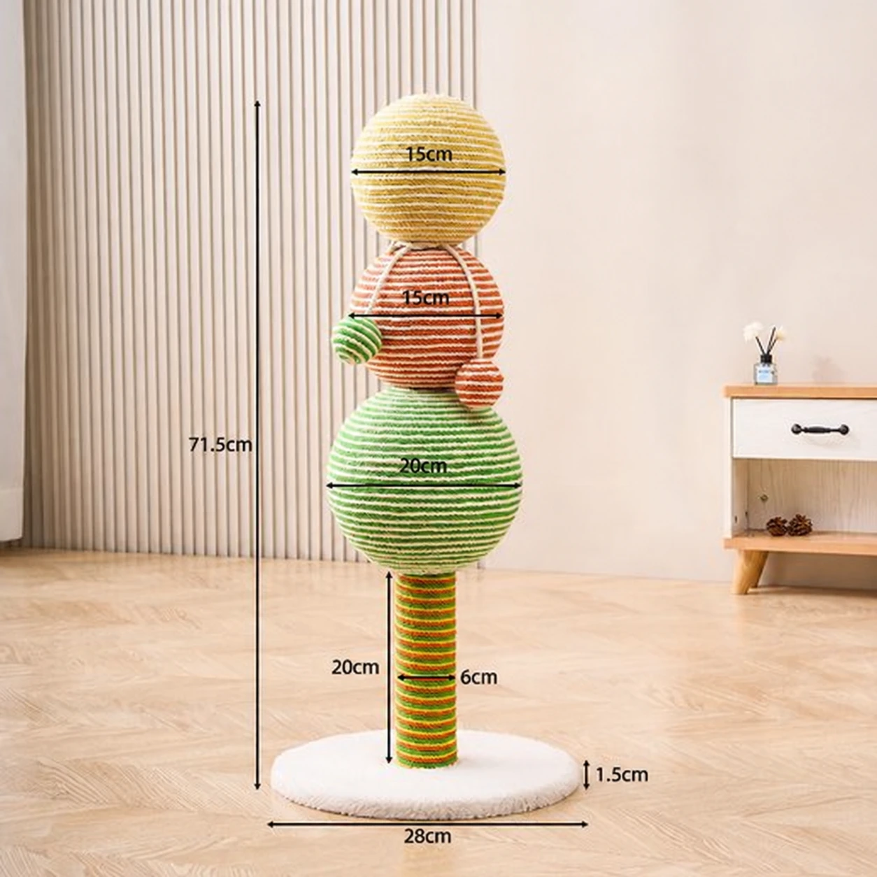 Tanghulu Gourd Scratcher Toy