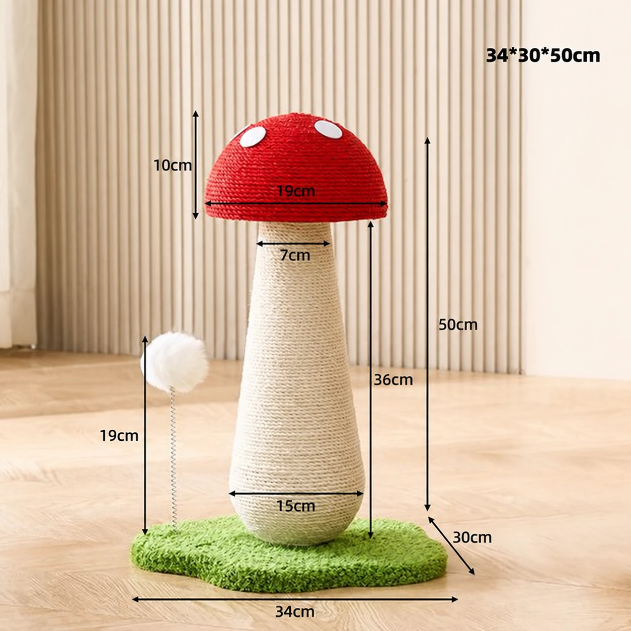 Red Mushroom Classic Scratcher