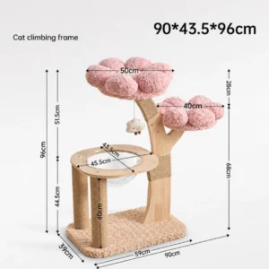 Cat Tree (A3) Pink