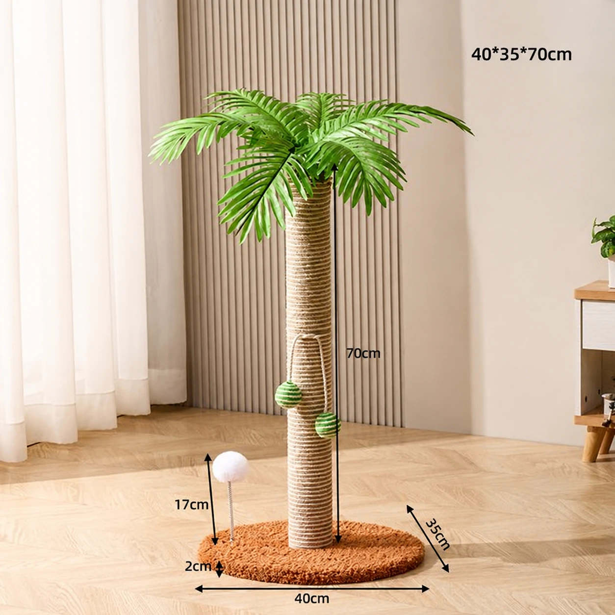 Coconut-Palm Classic Scratcher