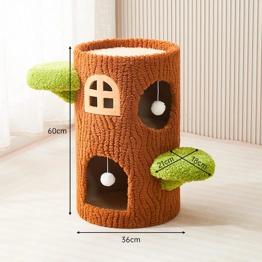 Double-Tier Side-Ear Cat House